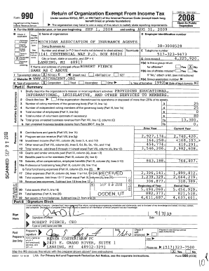 IRS Form 990 2008