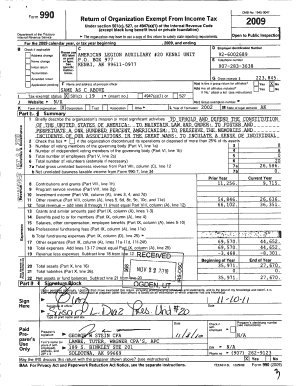 Form 990 Return of Organization Exempt From Income Tax