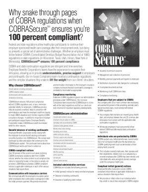 COBRASecure Service Agreement