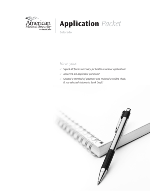 Colorado Individual Health Insurance Application