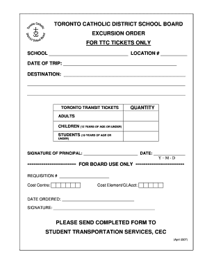 Corporate resolution for signing authority - excursion form