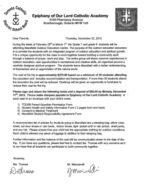 Parent Guardian Permission Form