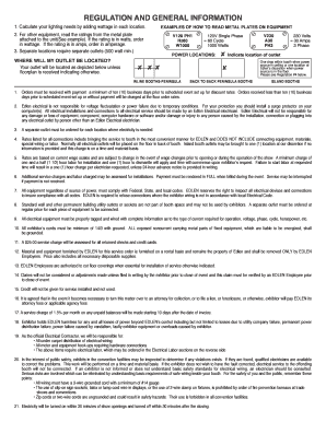Edlen Electrical Exhibition Services Order Form