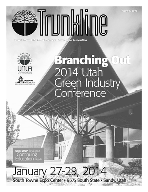 2014 Utah Green Industry Conference Registration Form