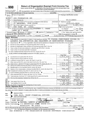 Form 990 Tax Exemption Return