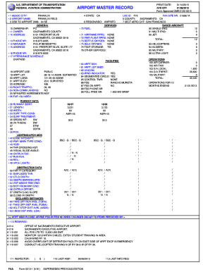 FAA Airport Master Record Form 5010-1