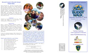 Buddy Walk Registration Form