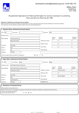 Householder Application for Planning Permission