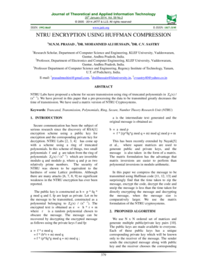 Hockey game sheet - 18 20124 wire M NAGA MALLESWARA NTRU Encryption using Huffman Compression.docx - jatit