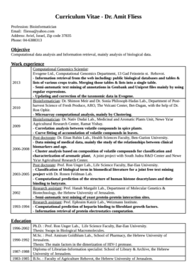 CV of Amit Fliess (pdf) - faculty biu ac