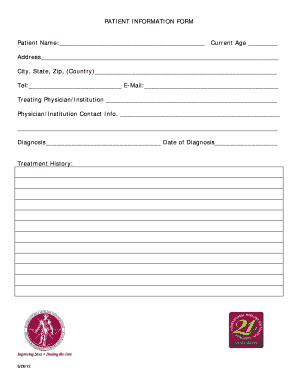 Patient Information Form