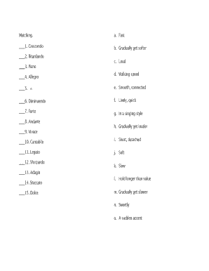 Music Theory Worksheet