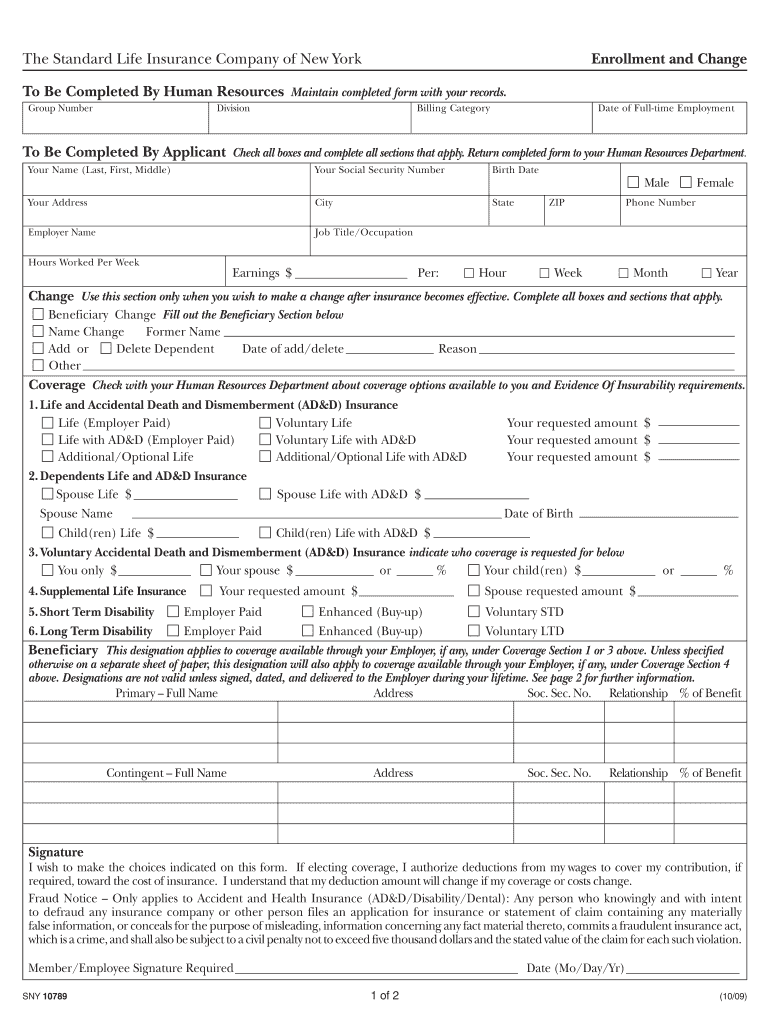 Fillable Online eden2employeebenefits Enrollment and Change Form