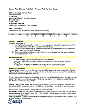Personal Portfolio Case Study Worksheet