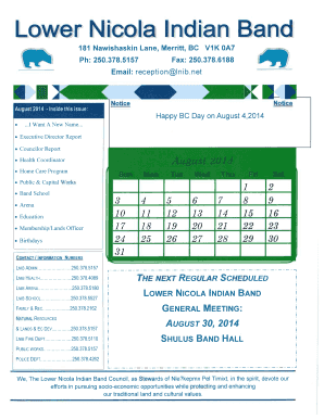 Family holiday newsletter - 181 Nawishaskin Lane, Merritt, BC V1K 047