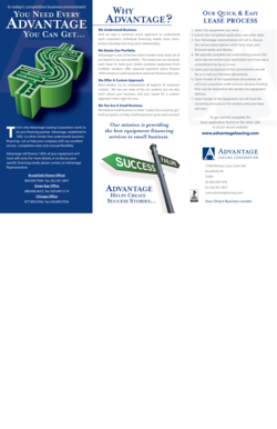 Equipment Financing Application