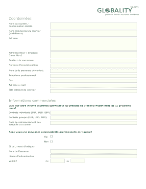 Fiche d’information Courtier