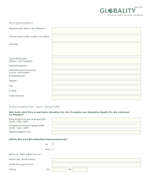 Selbstauskunft für Makler