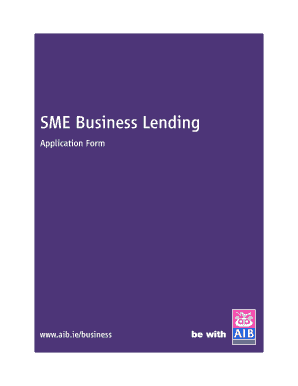 SME Business Lending Application Form