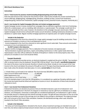 2013 Church Remittance Form