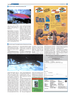 Aqualognews Subscription Form