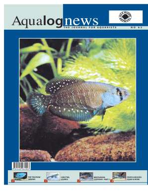 Aqualognews Magazine Subscription Form