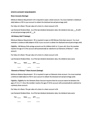 Truth In Savings Disclosure