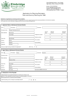 UK Planning Permission Application