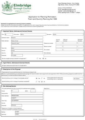 UK Planning Permission Application