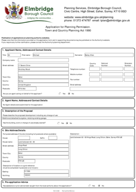 UK Planning Permission Application