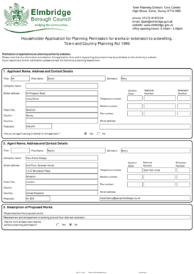 Householder Application for Planning Permission