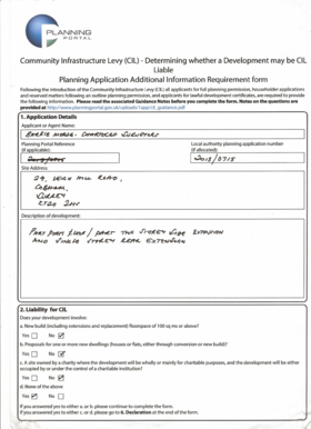 Community Infrastructure Levy Liability Form