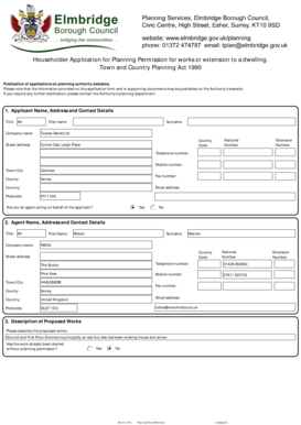 Householder Application for Planning Permission
