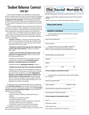 Download the student behavior contract (pdf). - jou ufl