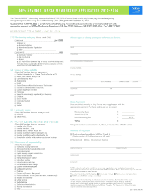 NAFSA Membership Application Form