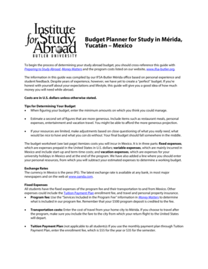 Planning a Budget for Study in Mexico - IFSA Butler University - ifsa-butler