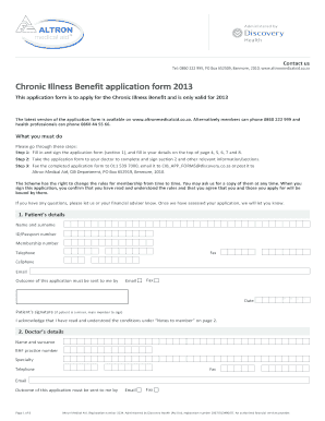 La health chronic forms