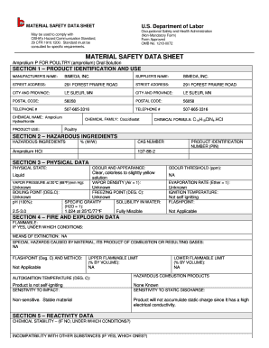 Format of brs - Amprolium P FOR POULTRY (amprolium) Oral Solution