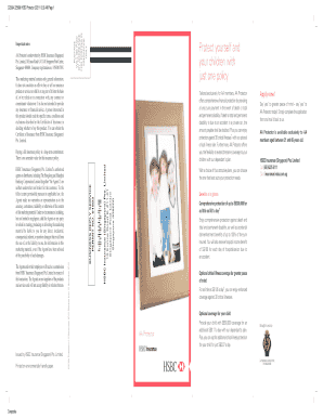 AA Protector Insurance Application Form