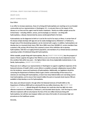 Letter to Editor on Hydrocephalus Awareness