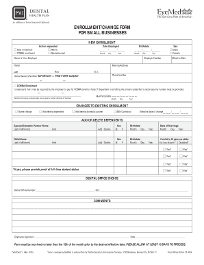 COBRA Enrollment Form for Small Businesses