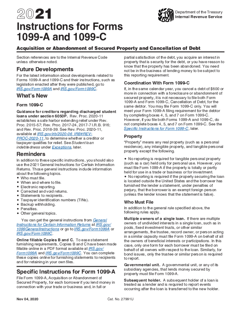 1099c Form Calculator Printable Pdf Sample