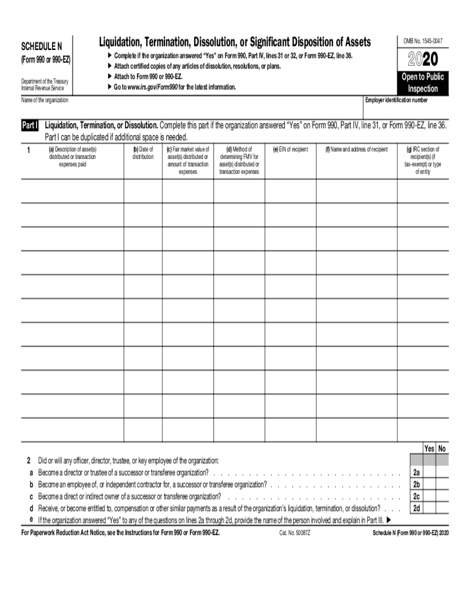 Irs 990 Ez Fillable Form Printable Forms Free Online