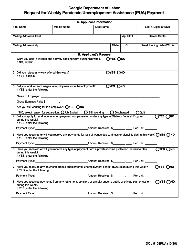 dol 5158pua Preview on Page 1