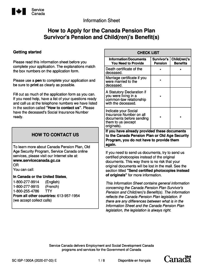 old age pension canada Preview on Page 1