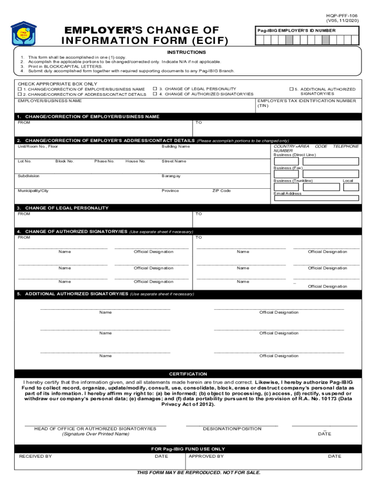 pag ibig registration employer Preview on Page 1