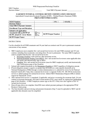I. acep-wre prepayment/closing ic review checklist