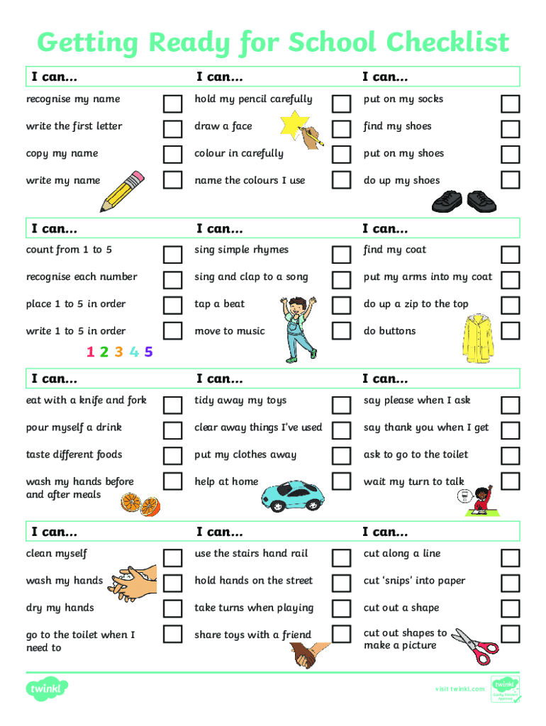 Getting Ready For School Checklist Fill And Sign Printable Template Online Us Legal Forms Getting Ready For School Checklist Fill And Sign Printable Template Online Us Legal Forms