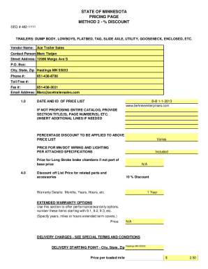 Fillable Online dot state mn Trailers - Minnesota Department ...