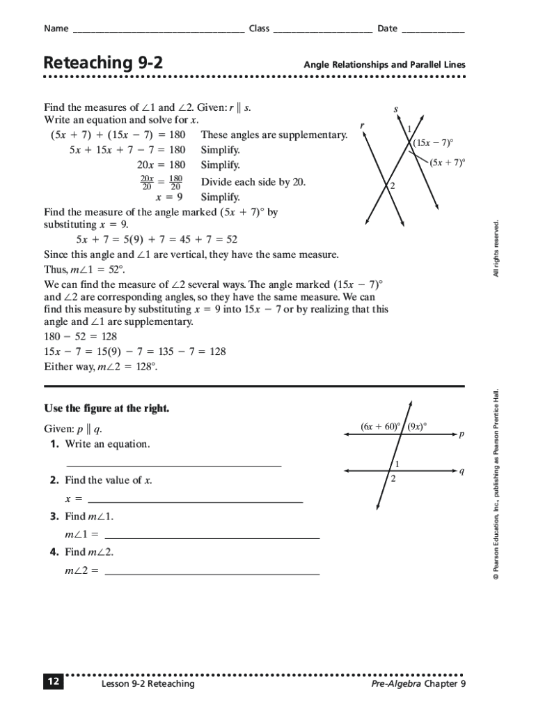 Fillable online 52 i can prove segment and angle relationships answer